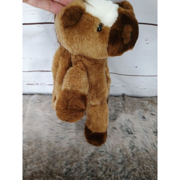 Stuffed Horse‎ Plush Animal Handbag With Zipper By Stella & Max - Picture 4 of 7